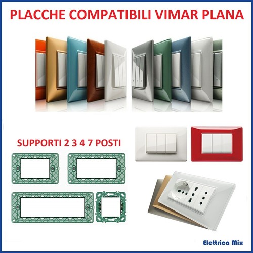 Placche vimar plana 4 - 2,