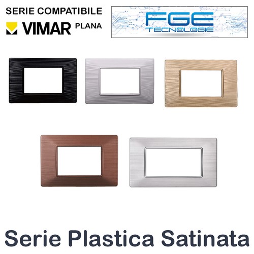Placche plastica satinate - placche,