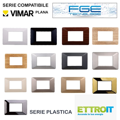 Placche plastica compatibili - placche,